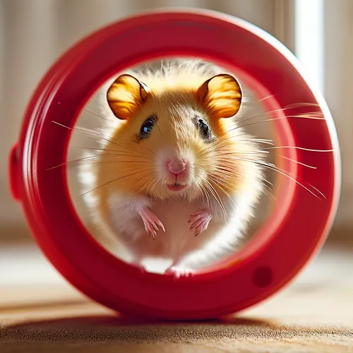 Funny Daily Life story illustration - Sir Nibblesworth III and the Great Wheel Catastrophe