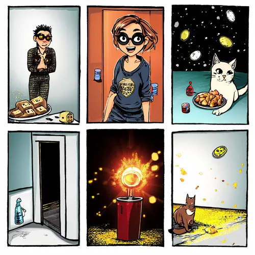 Funny Family & Kids story illustration - The Sausage Roll Incident of 2007